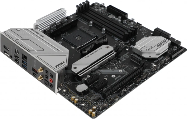 Материнская плата MSI MAG B550M MORTAR MAX WIFI Soc-AM4 AMD B550 4xDDR4 mATX AC`97 8ch(7.1) 2.5Gg RA