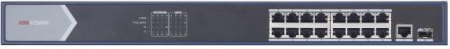 Коммутатор Hikvision DS-3E0518P-E 17G 1SFP 16PoE+ 230W неуправляемый