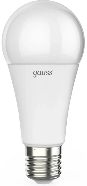 Лампа светодиодная Gauss A60 16Вт цок.:E27 груша 220B 3000K св.свеч.бел.теп. (упак.:1шт) (102502116)