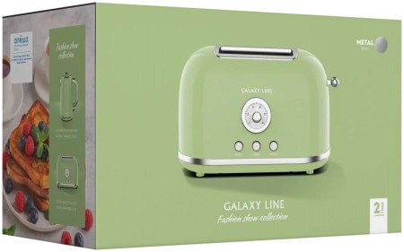Тостер Galaxy Line GL 2911 900Вт оливковый