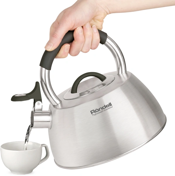 Чайник металлический Rondell Prime RDS-1300 2.8л. стальной