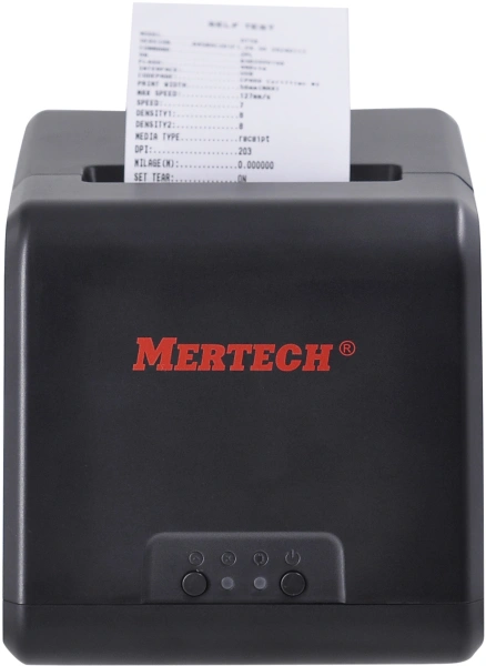 Термопринтер Mertech DT58 TEMO (4646) 203dpi 150мм/с/USB для печ.накл. черный