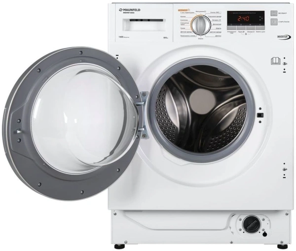 Стиральная машина Maunfeld MBWM1486S класс:A+++ загрузка до 8кг отжим:1400об/мин белый