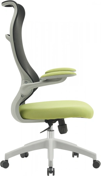 Кресло Cactus CS-GMC505-GYGN черный сиденье салатовый сетка/ткань крестов. пластик пластик серый