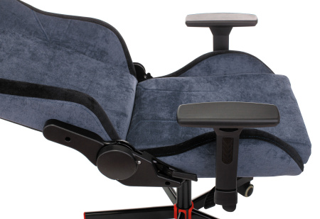 Кресло игровое A4Tech Bloody GC-470 синий с подголов. крестов. металл