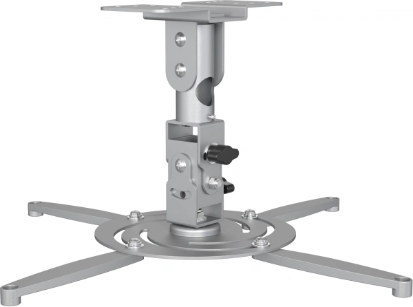 Кронштейн для проектора Cactus CS-VM-PR04-AL серебристый макс.22кг потолочный поворот и наклон