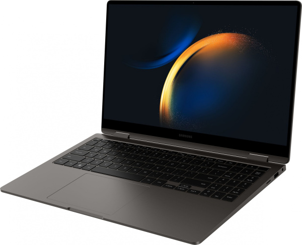 Ноутбук Samsung Galaxy book 3 360 NP750 Core i7 1360P 16Gb SSD1Tb Intel Iris Xe graphics 15.6" AMOLED Touch FHD (1920x1080) Windows 11 Home graphite WiFi BT Cam (NP750QFG-KA3IN)