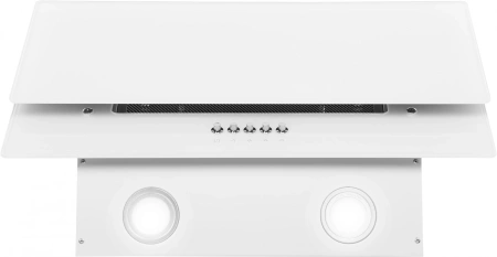 Вытяжка каминная Hyundai HGH 6830 WG белый управление: кнопочное (1 мотор)