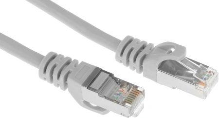 Патч-корд NA102-FTP-C5E-1M 1G FTP 4 пары cat5E CCA molded 1м серый RJ-45 (m)-RJ-45 (m)