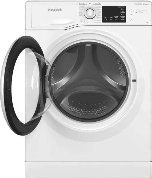 Стиральная машина Hotpoint NSB 7239 W VE RU кл.:A-30% фронт. макс.:7кг белый