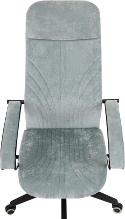 Кресло руководителя Бюрократ CH-610 Fabric серо-голубой Light-28 крестов. пластик