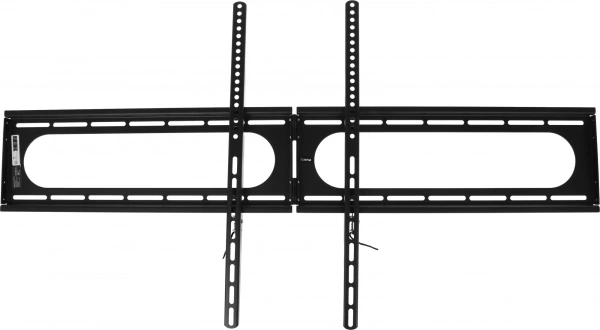 Кронштейн для телевизора Hama 00220843 черный 37"-120" макс.100кг настенный фиксированный
