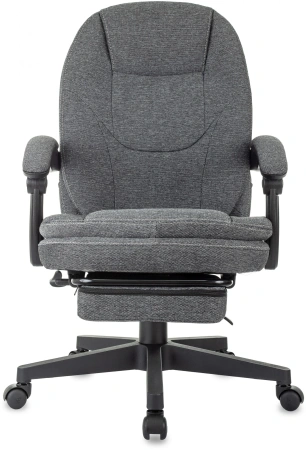 Кресло руководителя Бюрократ CH-868MSG-BF серый 3C1 крестов. пластик подст.для ног пластик черный