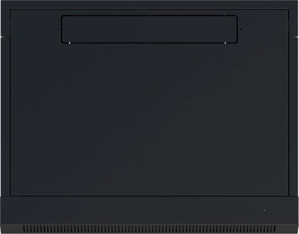 Шкаф коммутационный NTSS (NTSS-W6U6060GS-BL) настенный 6U 570x600мм пер.дв.стекл 60кг черный 19.5кг