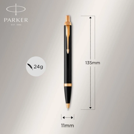 Ручка шариков. Parker IM Core K321 (CW1931666) Black GT M син. черн. подар.кор.