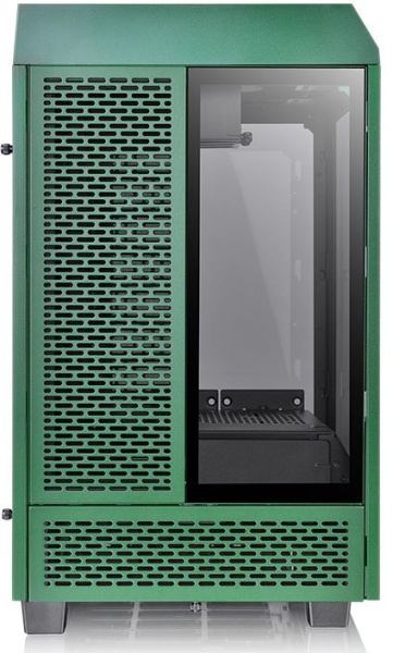 Корпус Thermaltake The Tower 100 Racing Green зеленый без БП miniITX 1x120mm 3x140mm 2xUSB3.0 audio bott PSU