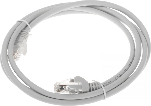 Патч-корд Lanmaster LAN-PC45/U5E-1.5-GY UTP RJ-45 вил.-вилка RJ-45 кат.5E 1.5м серый LSZH (уп.:1шт)