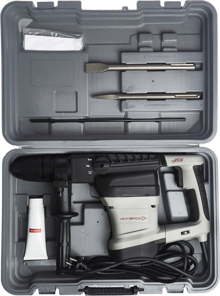 Перфоратор Интерскол П-40/1100ЭВ патрон:SDS-max (кейс в комплекте)