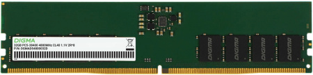 Память DDR5 32GB 4800MHz Digma DGMAD54800032D RTL PC5-38400 CL40 DIMM 288-pin 1.1В dual rank RTL