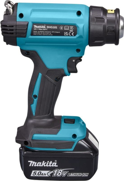 Технический фен Makita DHG181RT1J темп.150/250/350/450/550С
