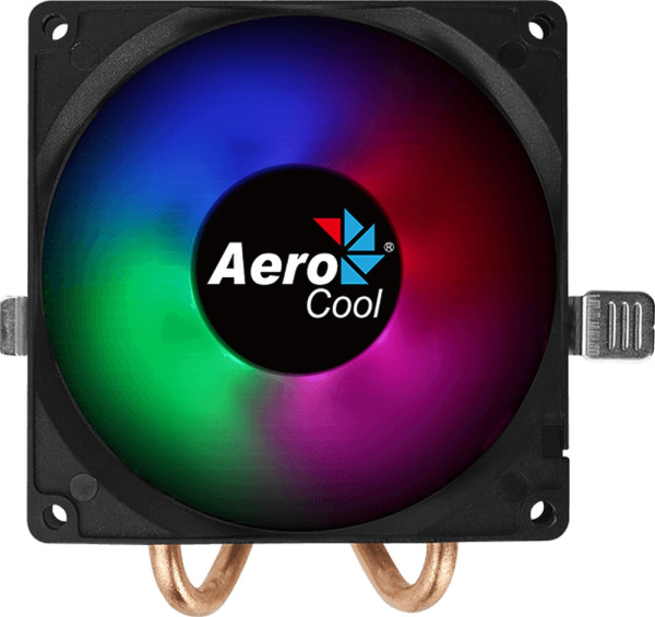 Устройство охлаждения(кулер) Aerocool Air Frost 2 Soc-AM5/AM4/1151/1200/1700 3-pin 26dB Al+Cu 110W 250gr LED Ret
