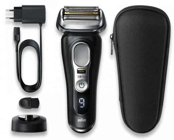 Бритва сетчатая Braun Series 9 pro 9410s реж.эл.:5 питан.:аккум. черный