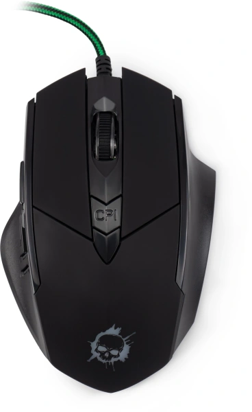 Мышь Оклик 815G INFERNO черный оптическая (2400dpi) USB (6but)