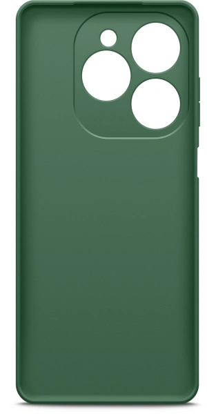 Чехол (клип-кейс) BoraSCO для Tecno Spark 20/20C/Go 2024/Pop 8 Microfiber Case зеленый опал (72676)