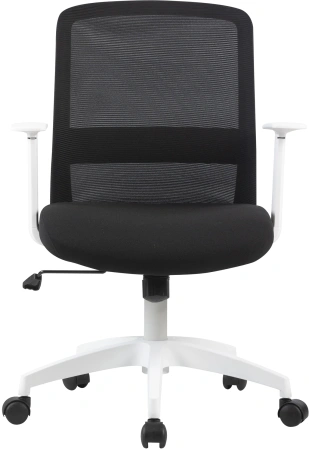 Кресло Cactus CS-WMC333-BK черный сиденье черный сетка/ткань низк.спин. крестов. пластик пластик белый