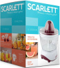 Соковыжималка цитрусовая Scarlett SC-JE50C06 25Вт рез.сок.:700мл. белый/коричневый