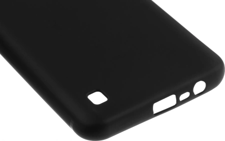 Чехол (клип-кейс) BoraSCO для Realme C21 черный (матовый) (40041)