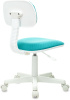 Кресло детское Бюрократ CH-W201NX бирюзовый 26-30 крестов. пластик пластик белый