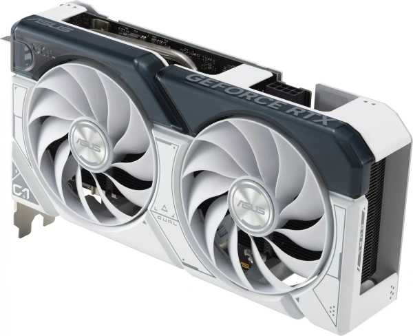 Видеокарта Asus PCI-E 4.0 DUAL-RTX4060TI-O8G-WHITE NV RTX4060TI 8Gb 128bit GDDR6 2565/18000/HDMIx1/D