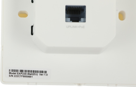 Точка доступа TP-Link EAP230-WALL AC1200 10/100/1000BASE-TX белый