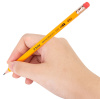 Карандаш ч/г Deli EC003-HB Scribe HB шестигран. тополь желтый карт.кор. (12шт) ластик