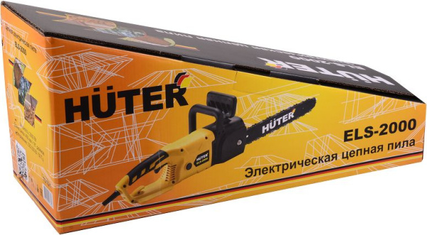 Электрическая цепная пила Huter ELS-2000 2000Вт дл.шины:16" (40cm) (70/10/1)