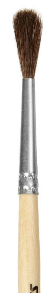 Кисть Silwerhof 981134 худож. пони круг. №3 дерев.лакир.ручка