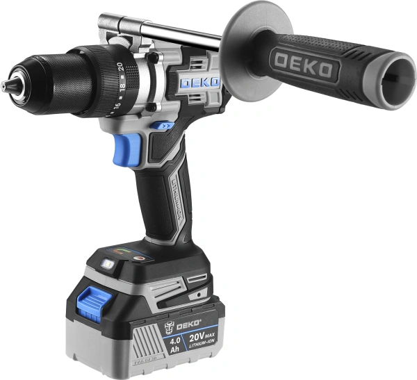 Дрель-шуруповерт Deko DKCID20 PRO аккум. патрон:быстрозажимной (085-1068)