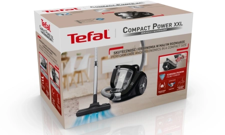 Пылесос Tefal Compact Power XXL TW4825EA 550Вт черный
