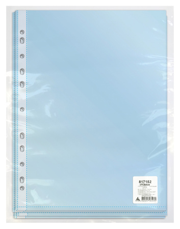 Папка-вкладыш Бюрократ Премиум -013COLOR ассорти глянцевые А4+ 30мкм (упак.:50шт)