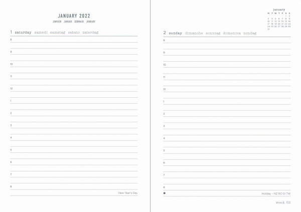 Ежедневник Letts ECO WRITERS A6 обложка картон белые страницы черный