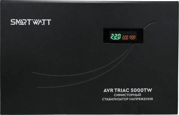 Стабилизатор напряжения Smartwatt AVR Triac 5000TW 5000ВА черный