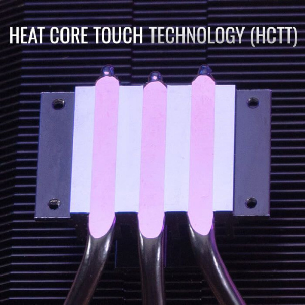 Устройство охлаждения(кулер) Aerocool Cylon 3H Soc-AM5/AM4/1151/1200/1700 4-pin 13-24dB Al+Cu 125W 480gr LED Ret