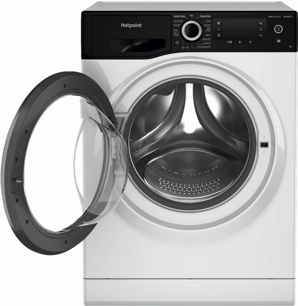 Стиральная машина Hotpoint NSD 7239 ZS VE RU класс: A-30% загр.фронтальная макс.:7кг белый инвертер