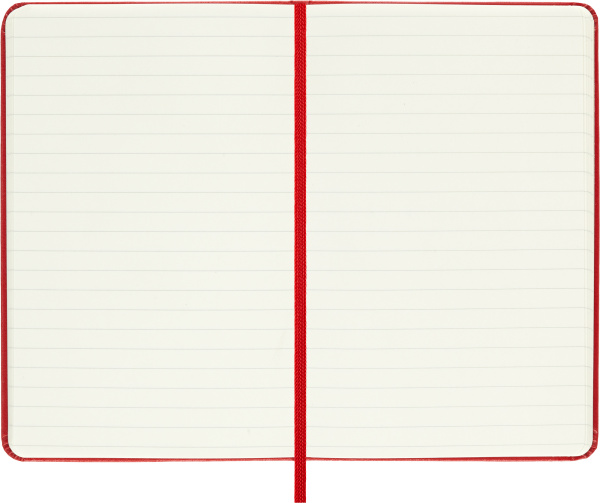 Блокнот Moleskine CLASSIC MM710R Pocket 90x140мм 192стр. линейка твердая обложка красный