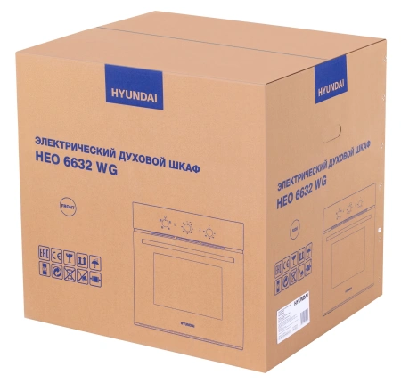Духовой шкаф Электрический Hyundai HEO 6632 WG белый