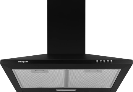 Вытяжка каминная Weissgauff Zosma 60 PB BL черный управление: кнопочное (1 мотор)