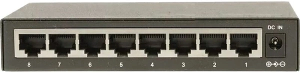 Коммутатор Osnovo SW-70800 2xКомбо(1000BASE-T/SFP) неуправляемый