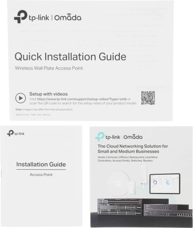 Точка доступа TP-Link EAP235-Wall AC1200 10/100/1000BASE-TX белый