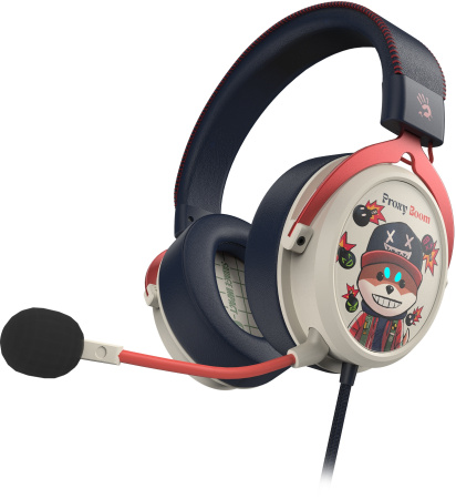 Наушники с микрофоном A4Tech Bloody M595 Proxy Boom 2.5м мониторные USB (M595)